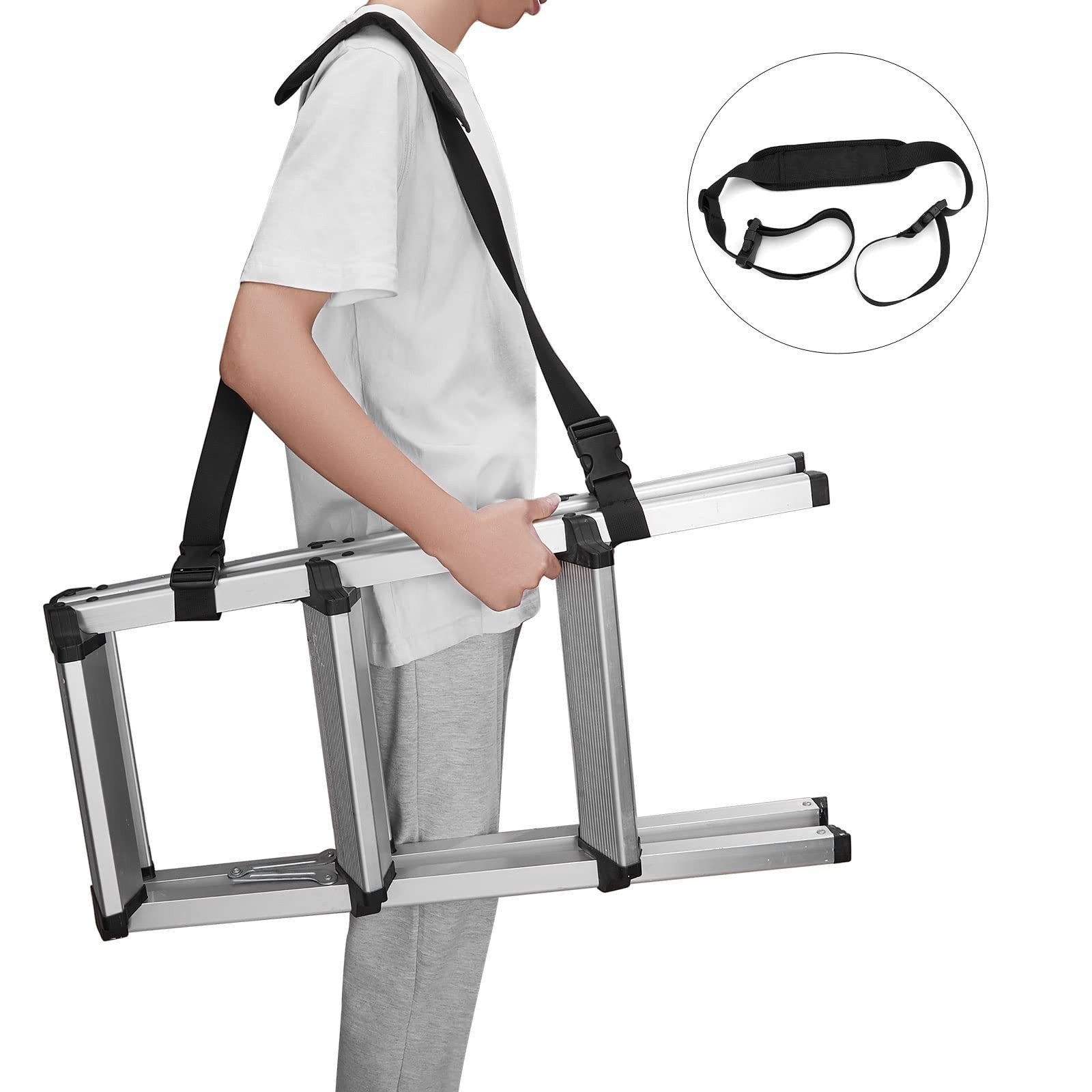 Kick Scooter Straps, Adjustable Carrying Strap Non-Slip Shoulder Pad, Compatible
