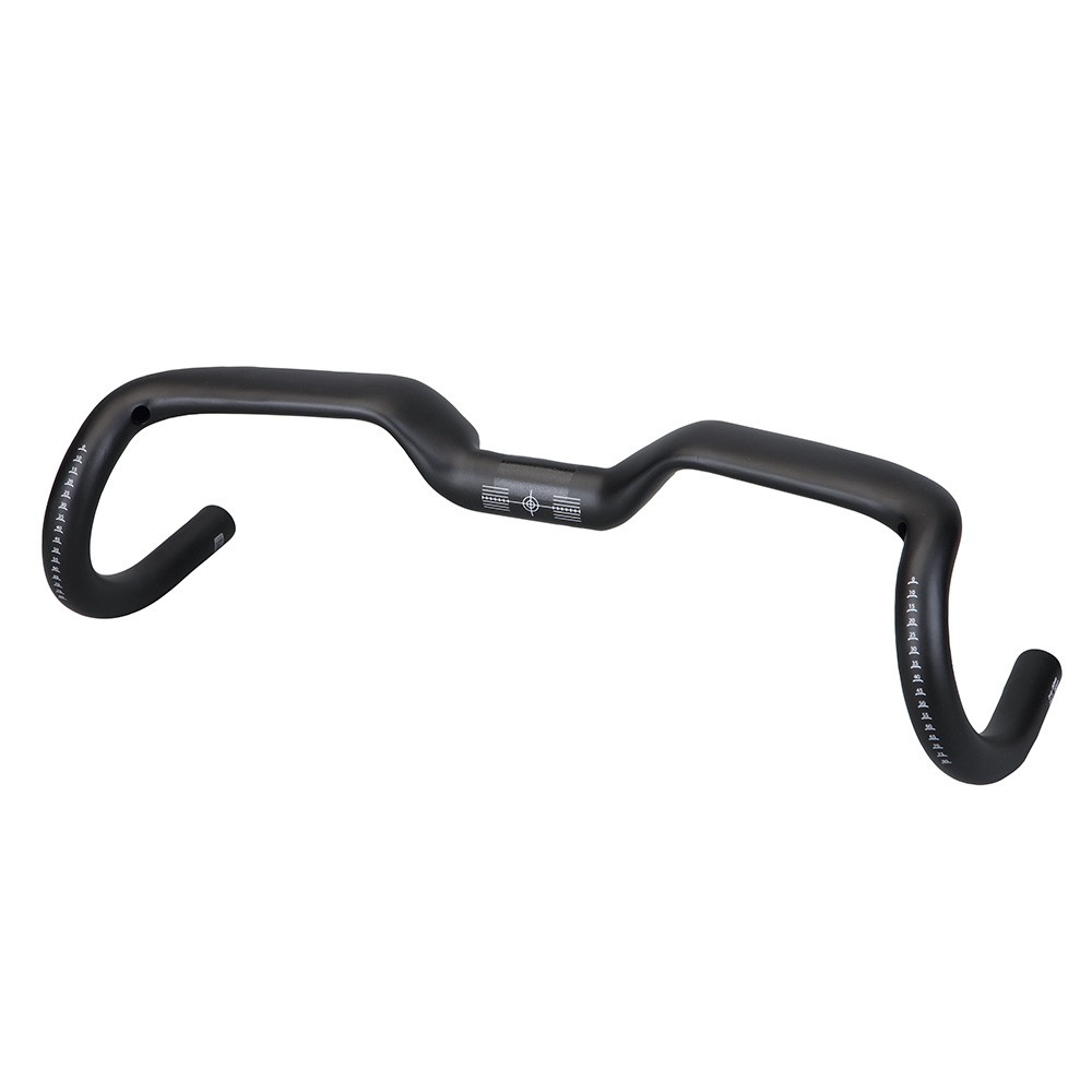 BALUGOE Carbon Road Bike Handlebar Internal Cable 14° Flared Drop Bar