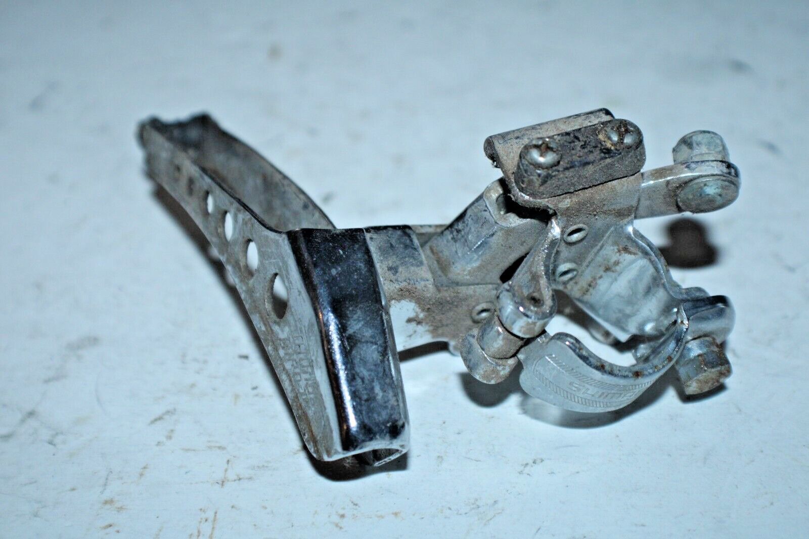 Shimano Thunder Bird II Vintage Double Front Derailleur 25.4mm Silver Ships USA!
