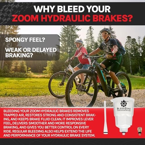 Bike Brake Bleed Funnel and M4 Funnel Adapter for Zoom Brakes, Bleed Kit for