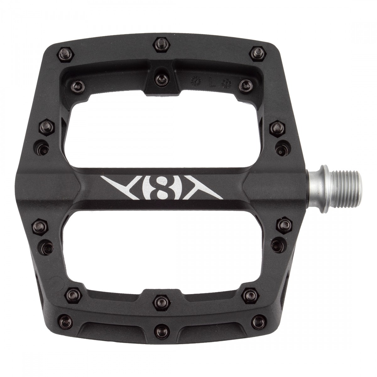 Origin8 Retox Platform Pedals 9/16″ Concave Composite Body Removable Pins Black