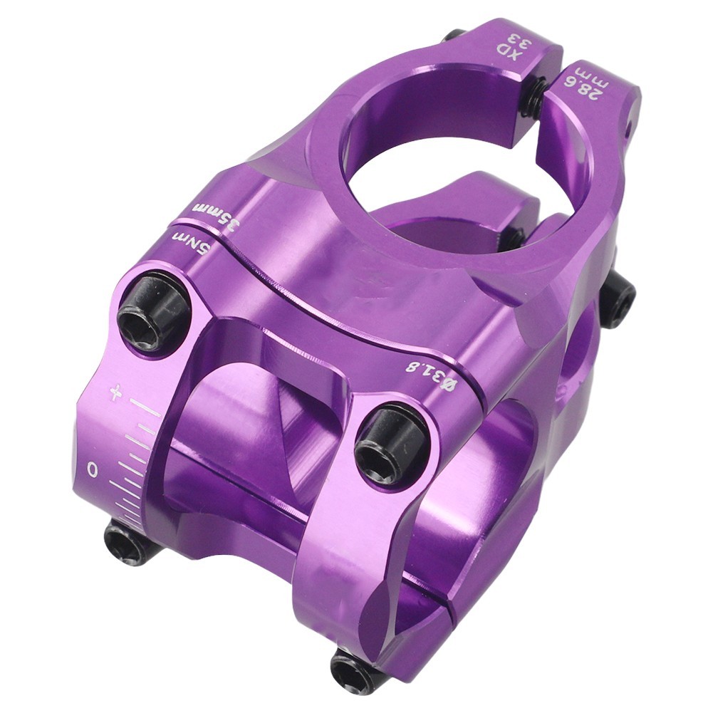 31 8MM Aluminum Alloy Bike Stem for Downhill Cycling Lightweight 123g Design