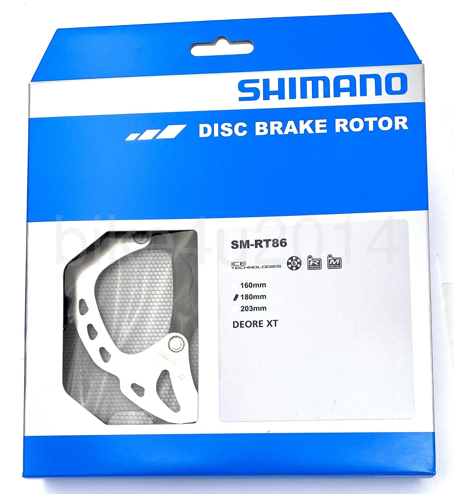 New Shimano DEORE XT SM-RT86 180mm MTB Bike,eBike Disc Brake Rotor,ICE-TECH