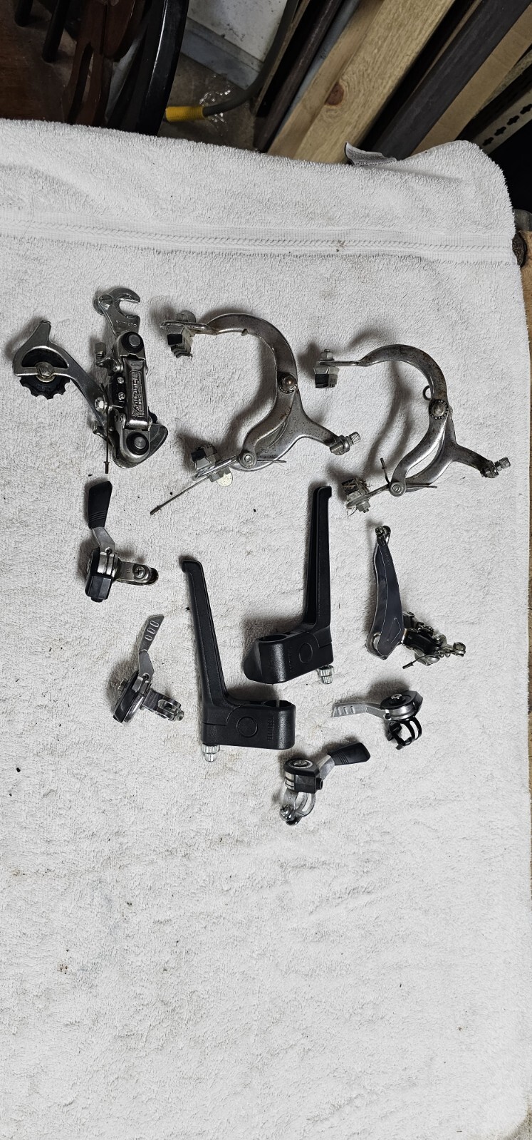 Vintage Shimano Shimano Lot Tourney Deraileurs SL-MT36 MT50 Resentel Levers