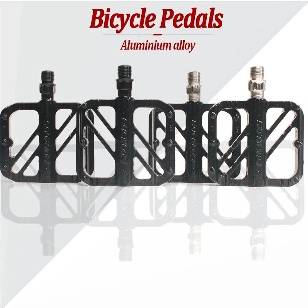 MTB PEDALS BIKE FLAT SEALED BEARING NYLON BICYCLE ROAD PLATFORM WIDEN PEDALS US
