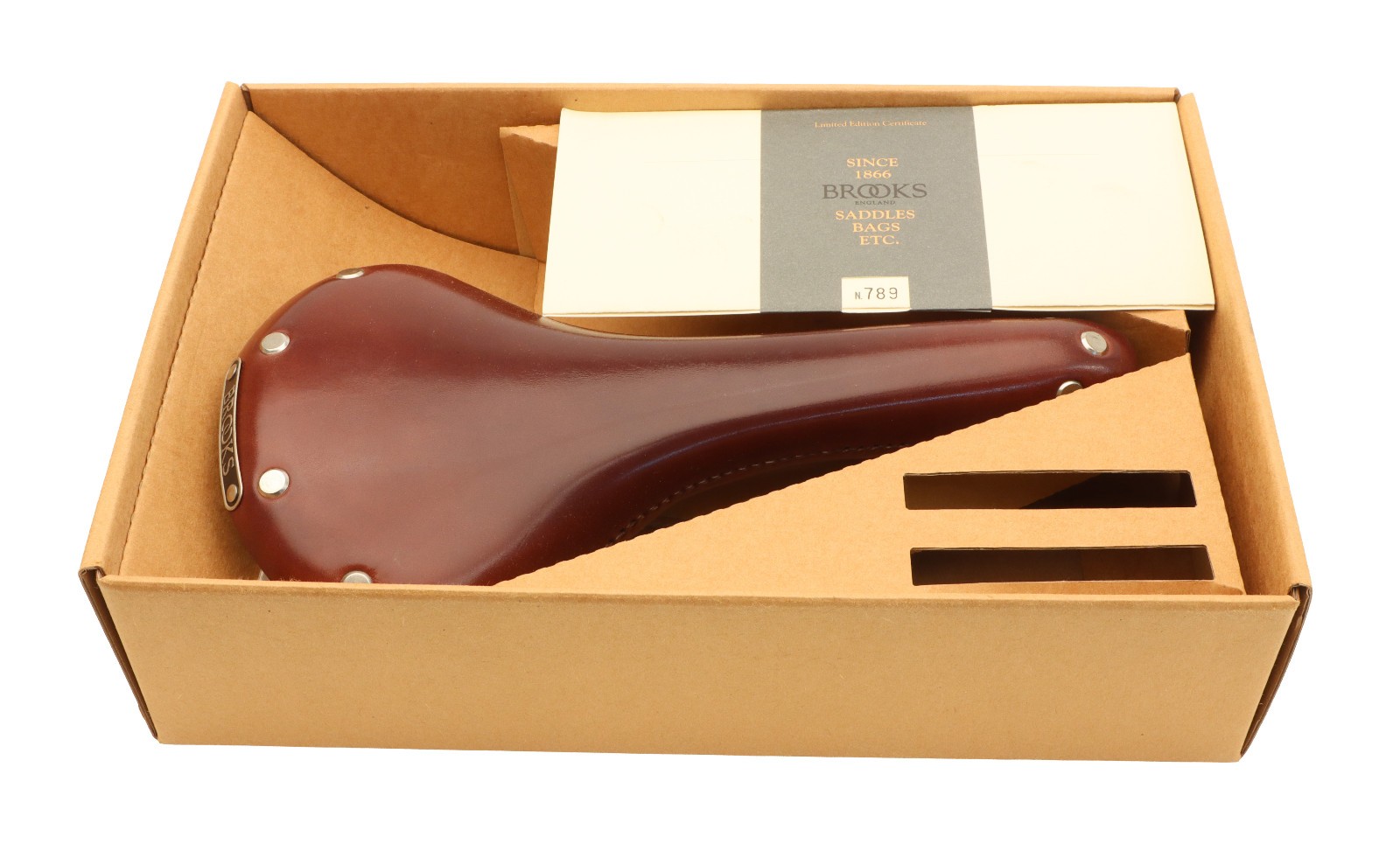 Brooks New Swallow LIMITED EDITION Saddle #789 of 999 Ti Rails Brown Leather NOS