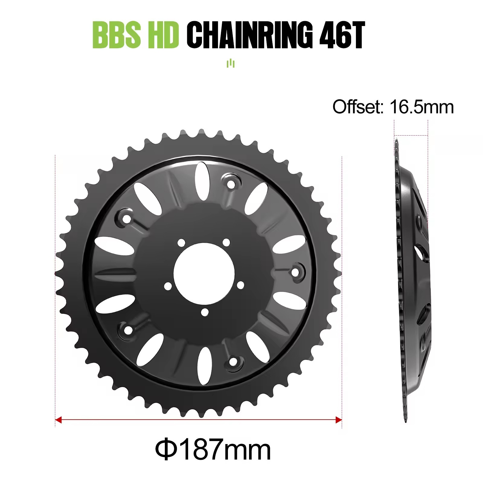 Bafang 52V1000W Electric Bicycle Conversion Kits BBSHD Mid Motor Kit 68-73mm US