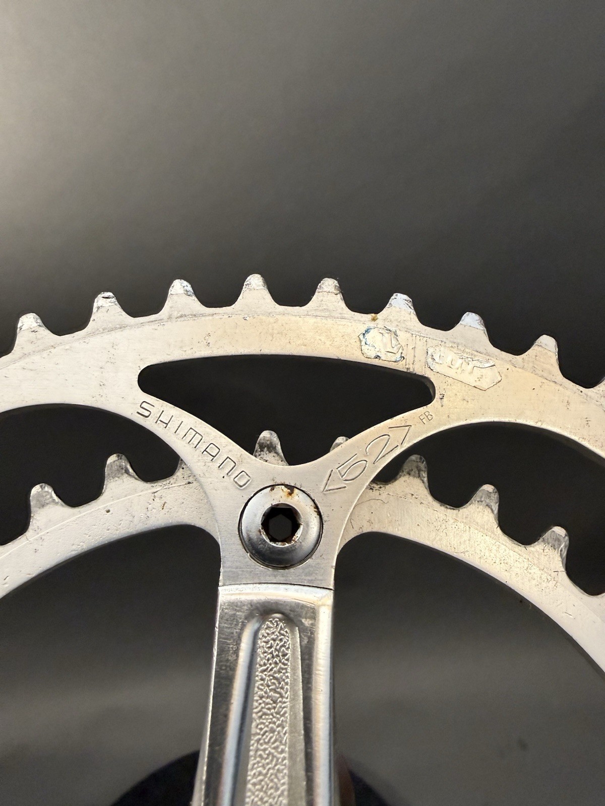 Shimano 600 Arabesque Crankset 170 Vintage Old School Square Taper Cranks 39/52