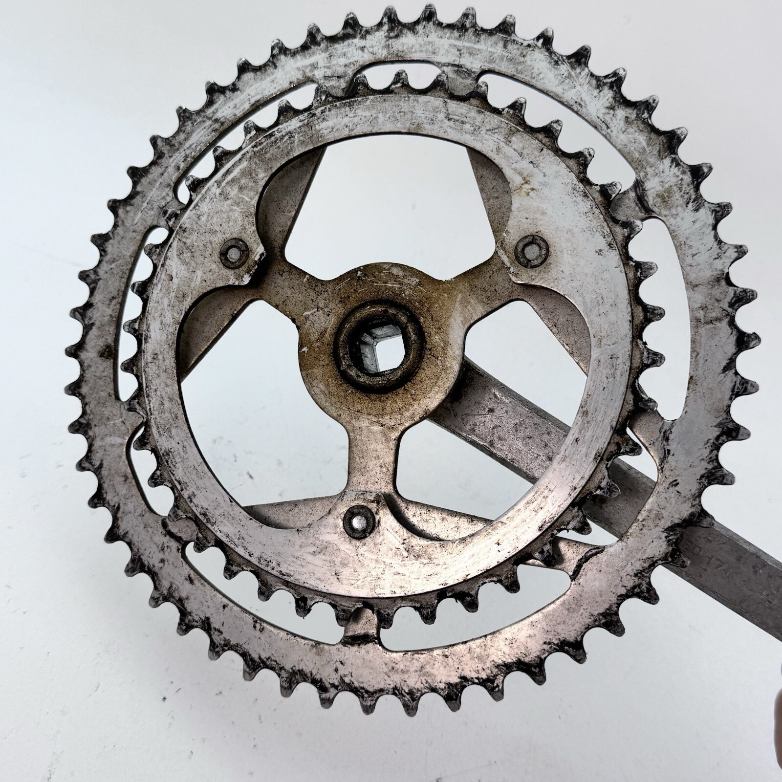 Vintage Sugino Maxy Crank Right Side 171 mm Forged 52T 40T Double Road Race A83