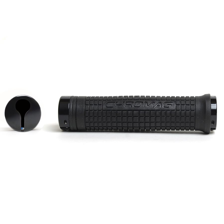Chromag Squarewave XL Lock Grips 150mm Black/Black