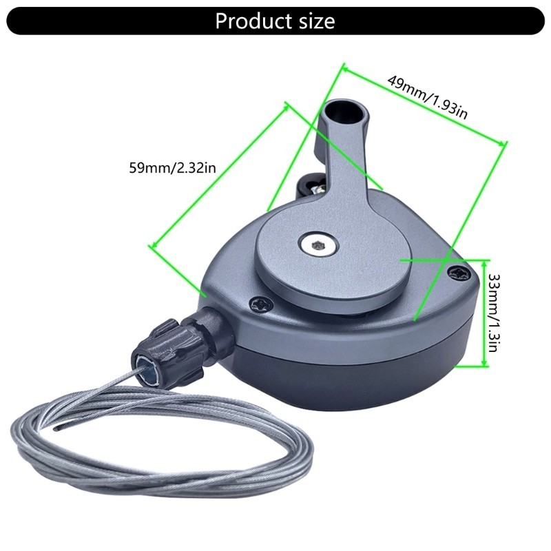 Aluminum Alloys Bike Brake Lever Replacement Bicycles Handlebar Thumb Shifter