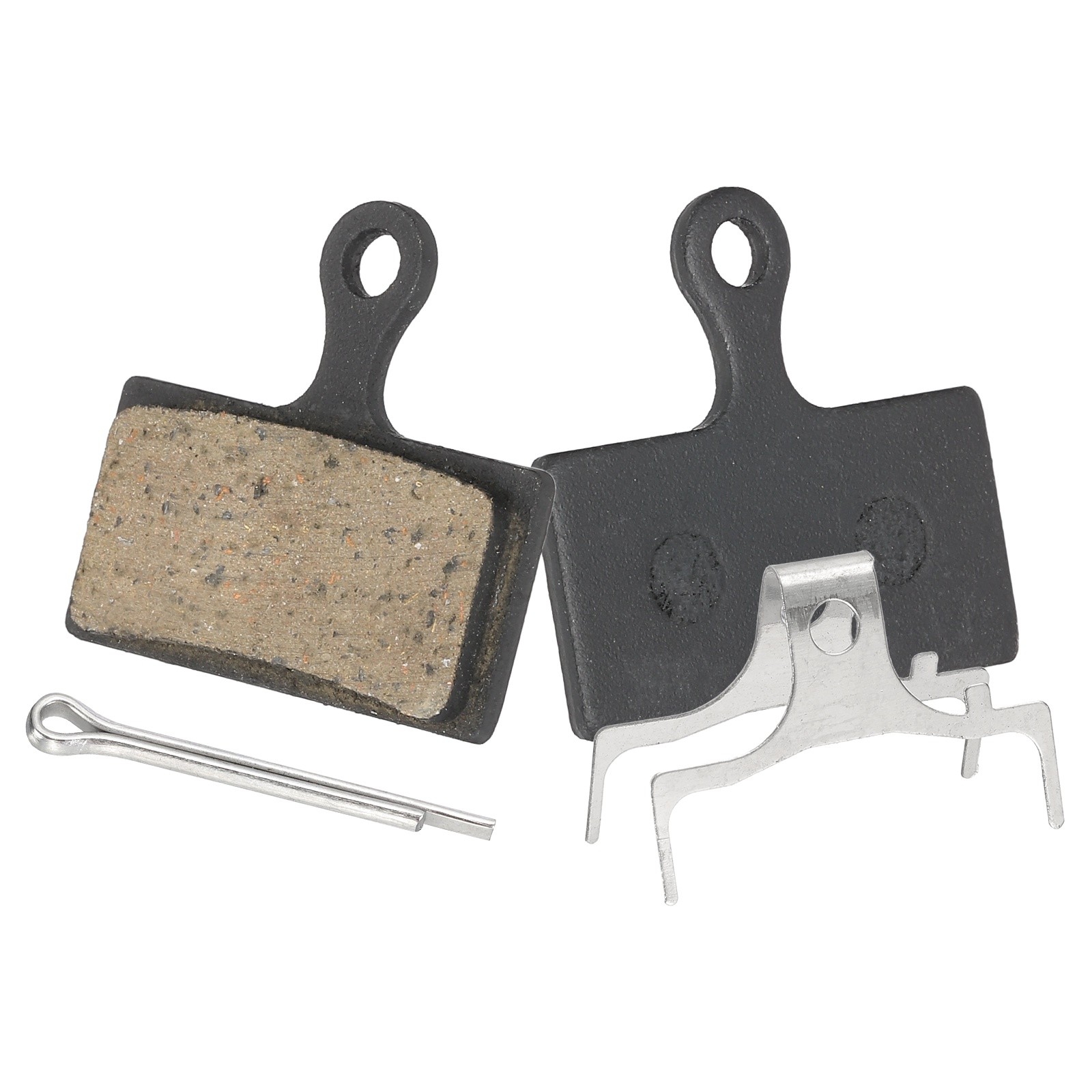 Disc Brake Pad 1.26″ x 0.65″ Bike Brake Pad with Spring and Pin, Black