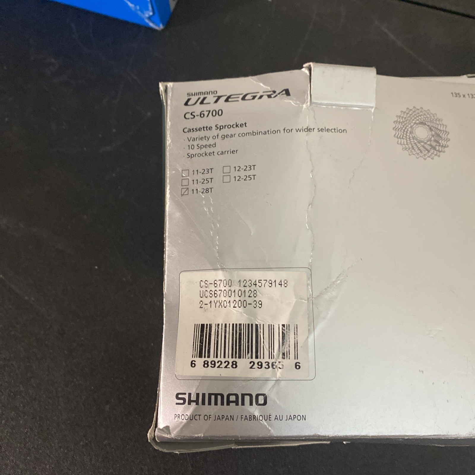 Shimano Ultegra CS-6700 Cassette 10 Speed 11-28T Silver Lot Of 2 Read