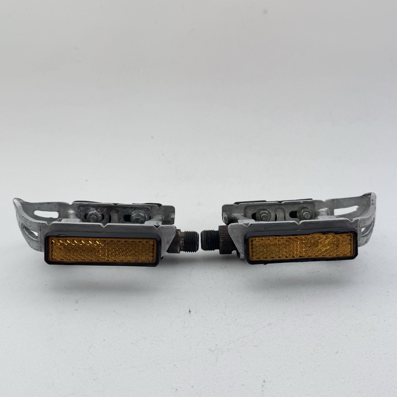 Vintage MKS Road AR-1 Pedals Quill Race Alloy 9/16 in Silver Bike Road Japan A03