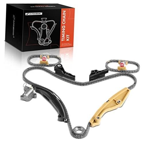 Engine Timing Chain Kit W/Tensioner & Guide—Fits DOHC, V6 3.5L 3.7L