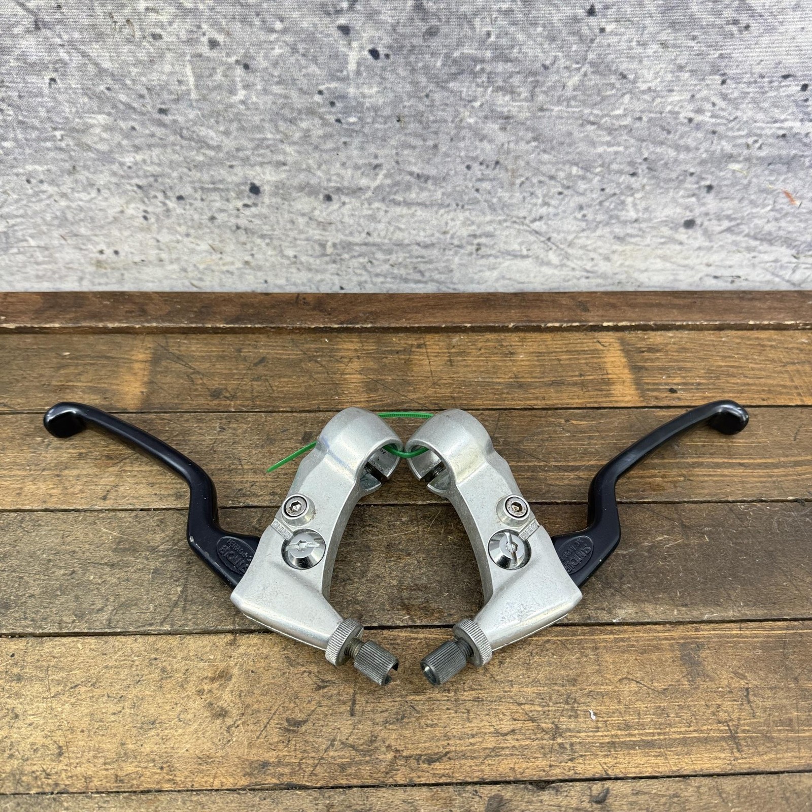 Vintage Suntour XC Power Brake Lever Set Black 22.2 4 Finger Pair 1980s MTB
