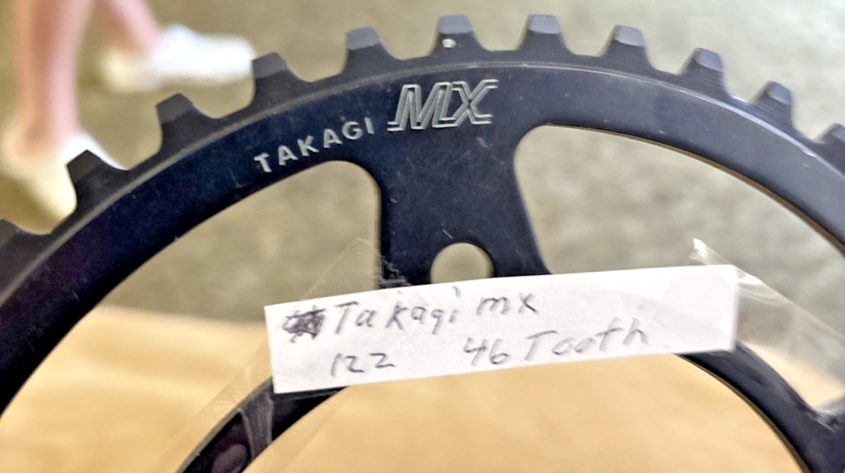 Takagi MX 46T BMX Chainring – 122BCD / 5 hole
