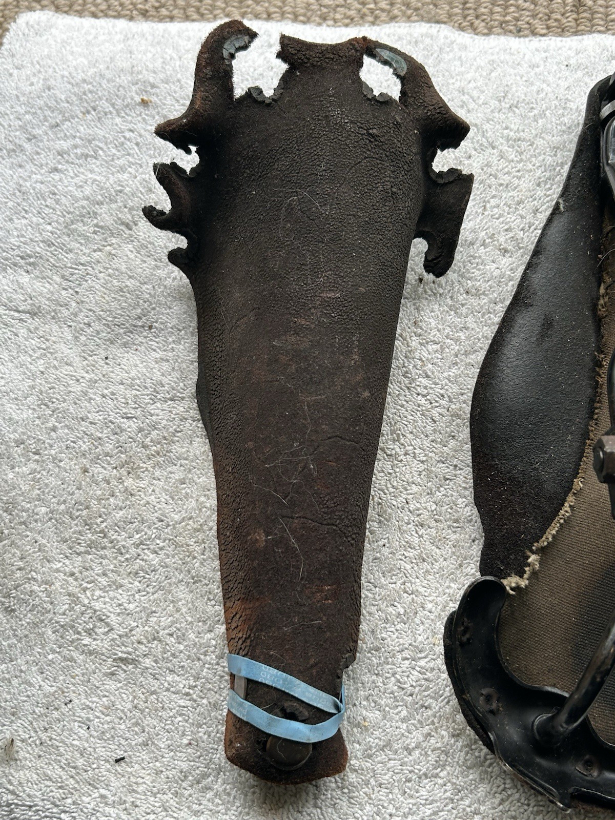 Vintage Brooks saddle parts for restoration-3 saddles and various parts