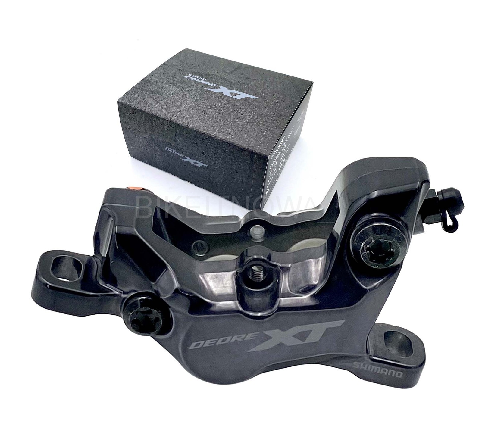 NEW Shimano Deore XT BR-M8120 4-Piston Disc Brake Caliper w/ N03A Resin Fin Pads