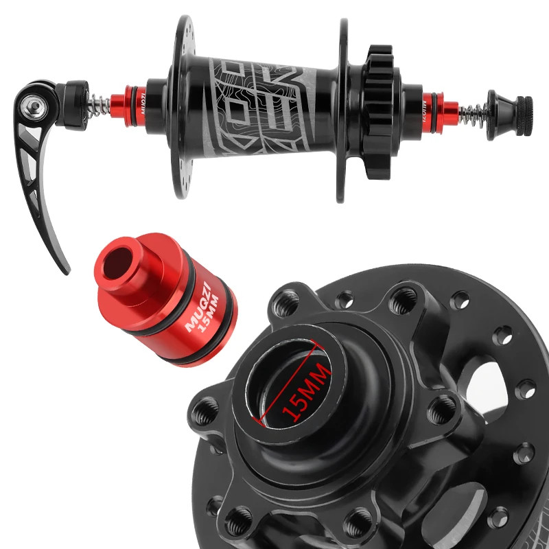 Bike Thru Axle to QR Adapter 12MM 15MM to 9MM Hub Conversion Parts