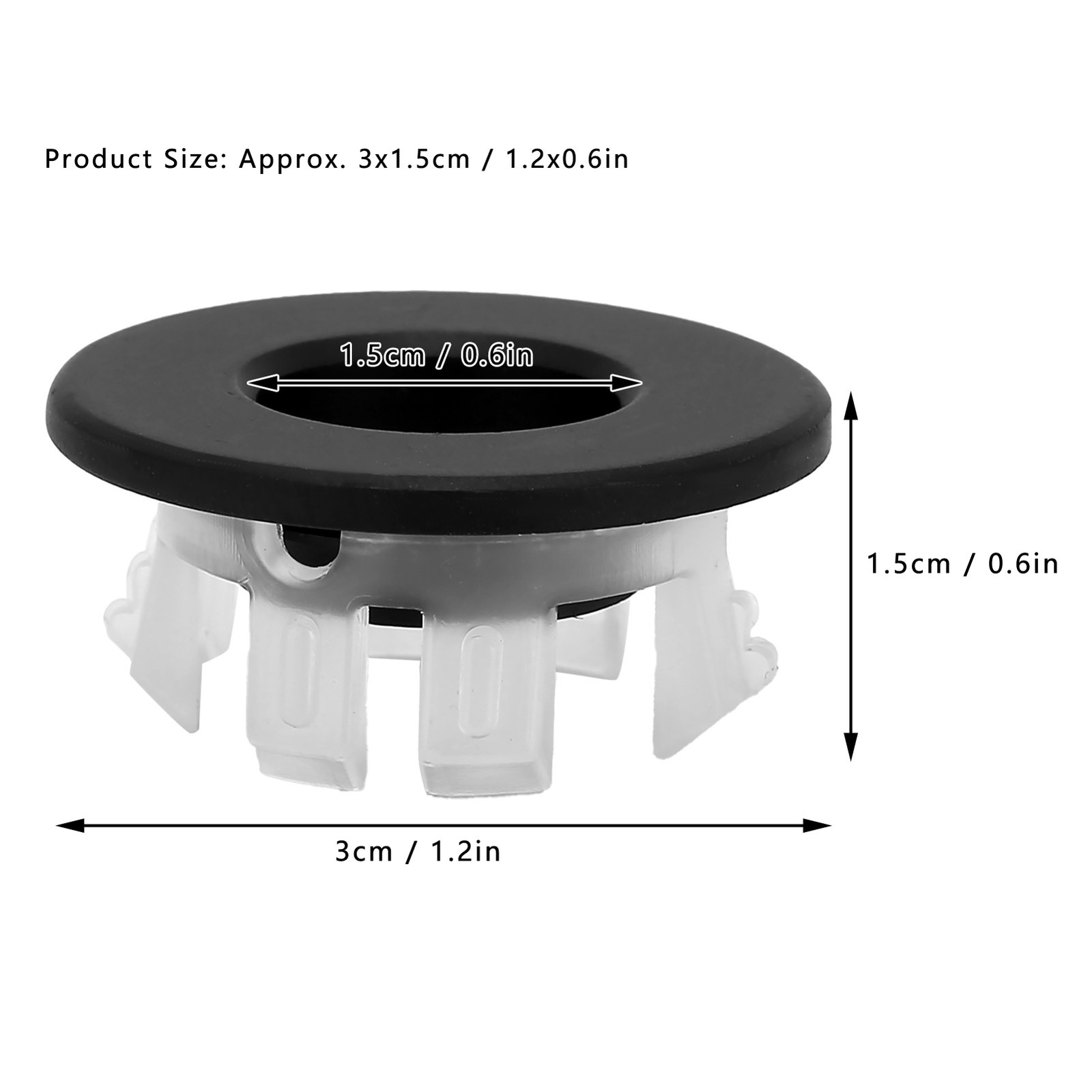 Bathroom Wash Basin Sink Overflow Cover Kitchen Sink Decoration Spare Hole For