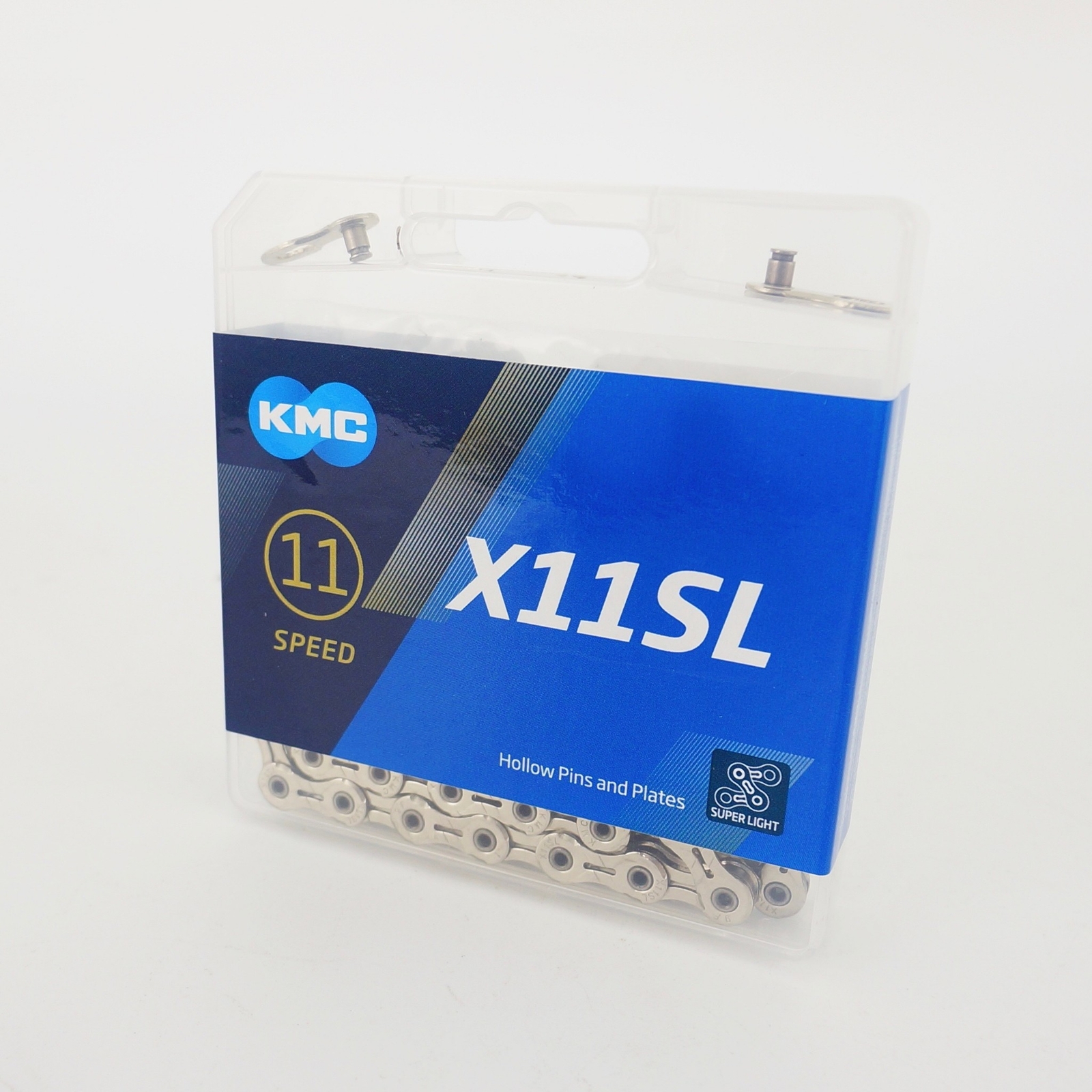 KMC X11SL Bike Chain 11s FIt Shimano/SRAM/Campagnolo 118L Silver Retail package