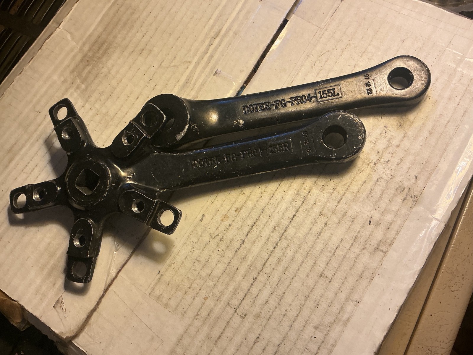 DOTEK BMX/MTB crankarm pair 155mm