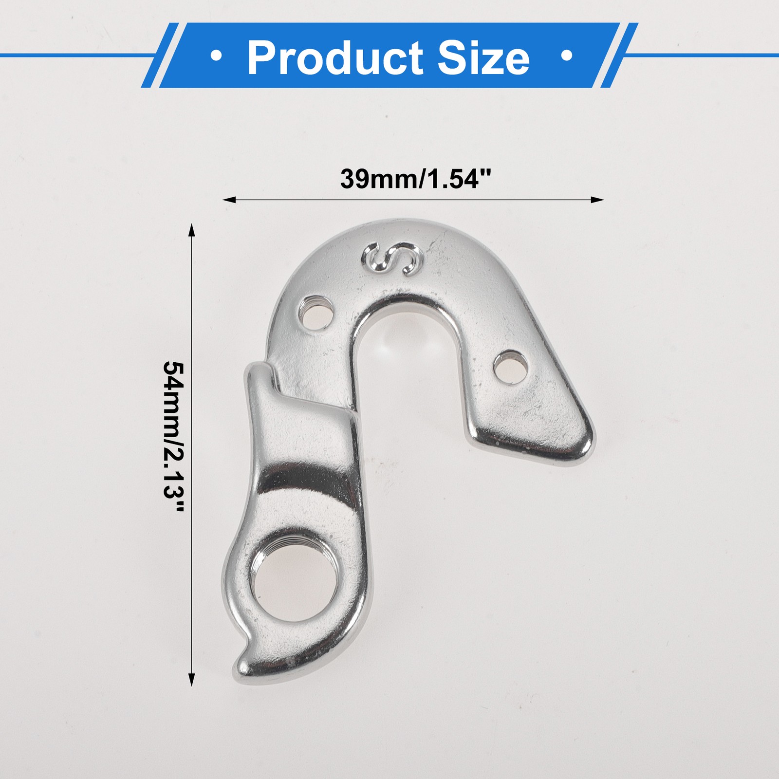 Bike Rear Derailleur Hanger Aluminium Alloy Tail Hook Type 95 Sized 2.13″x1.54″