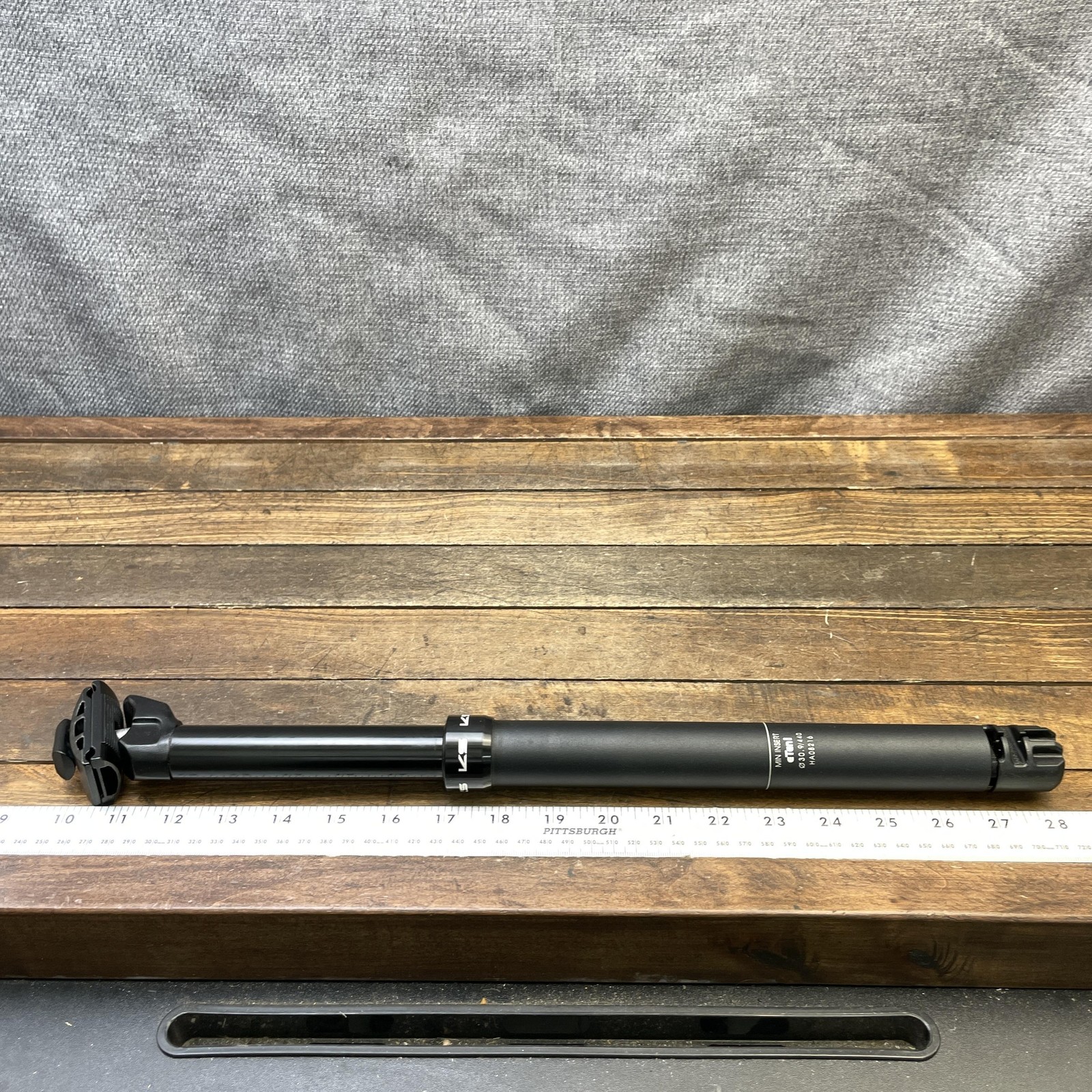 KS Eten-i Dropper Seatpost 30.9mm X 440mm 125mm Travel Black MTB Kind Shock