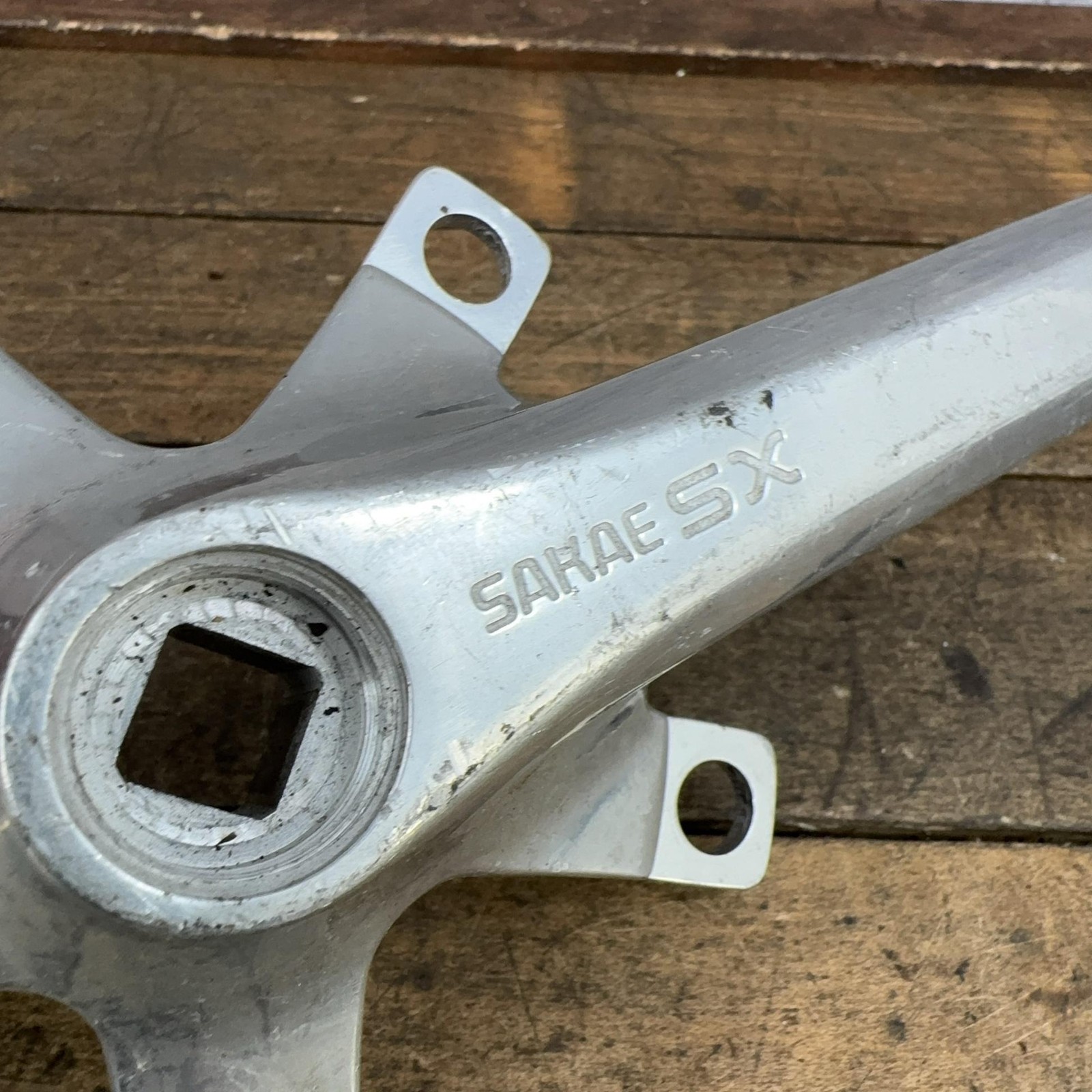 Vintage Sakae SX Crank Arm RIGHT 170mm 110 BCD Square Taper Triple Silver