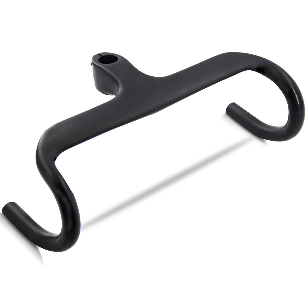 400/420/440mm Integrated Handlebar Stem Carbon Road Bicycle Drop Bar for Cycling
