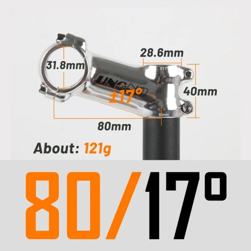 7/17/35 Degree 60/70/90/110/120/130mm Mountain Road Bicycle Handlebar Stems