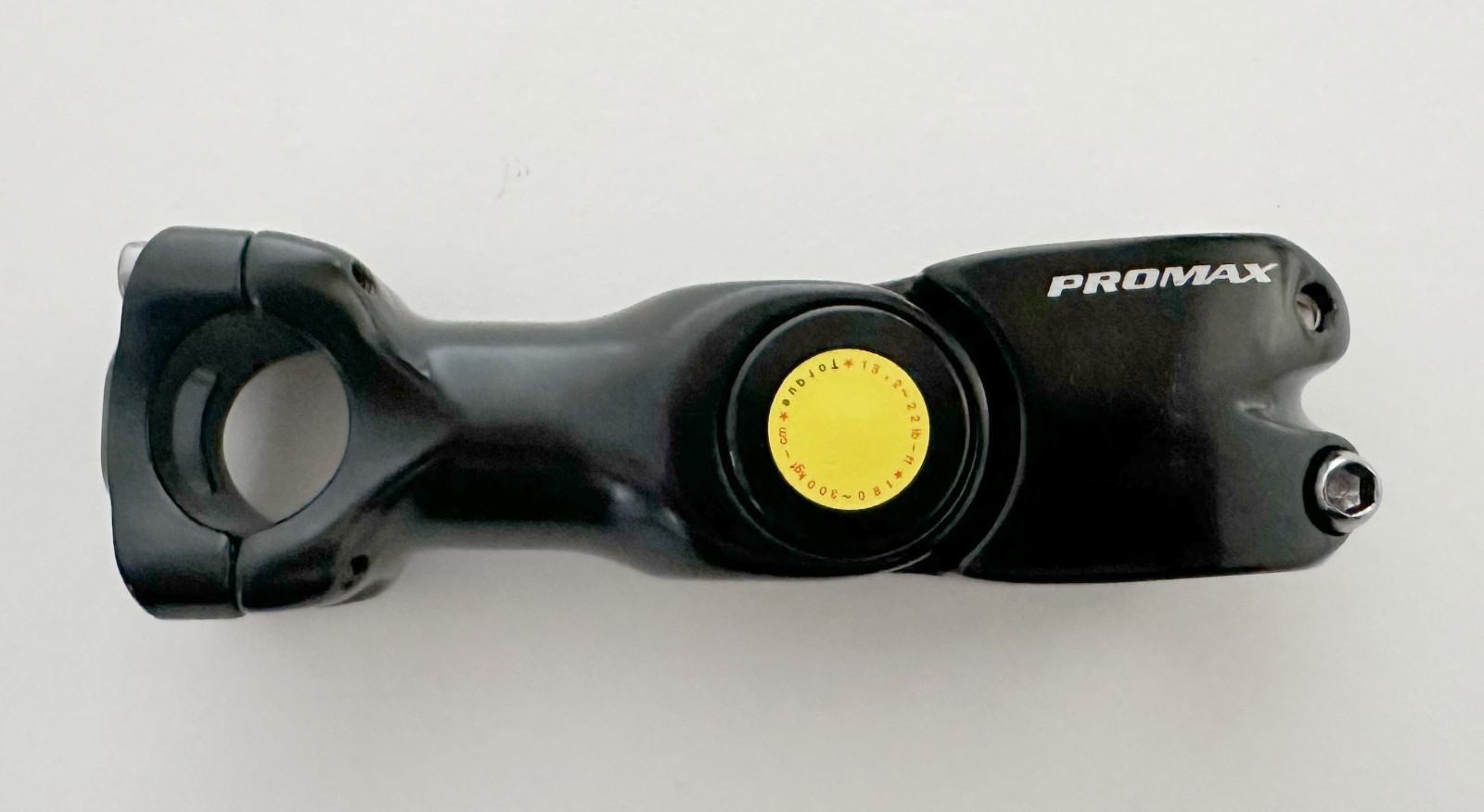 Promax Alloy Adjustable Stem 25.4 x 110mm 0 to 60 degree rise Black