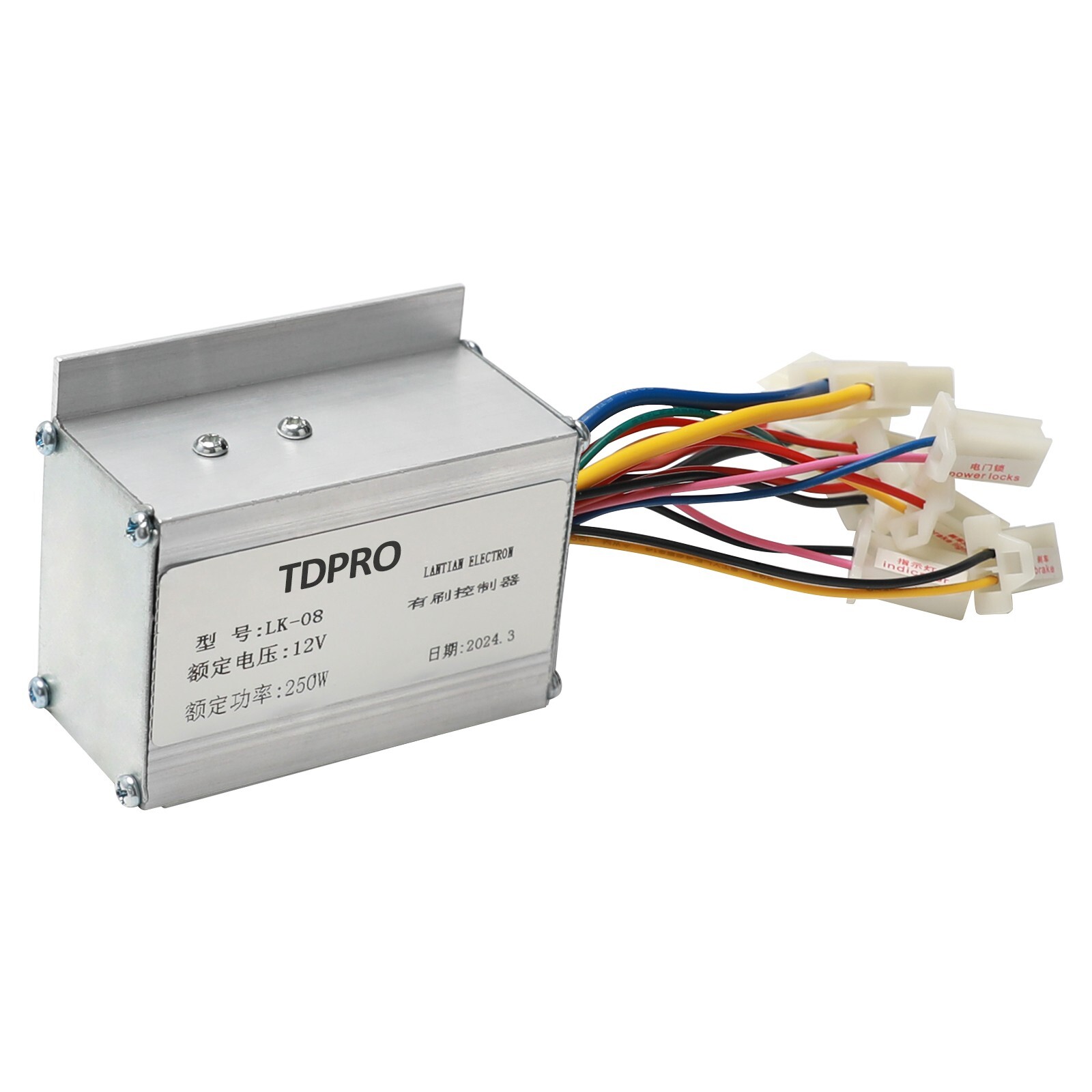 12V 250W Brushed Motor Speed Controller for Electric Bicycle E Bike Scooter