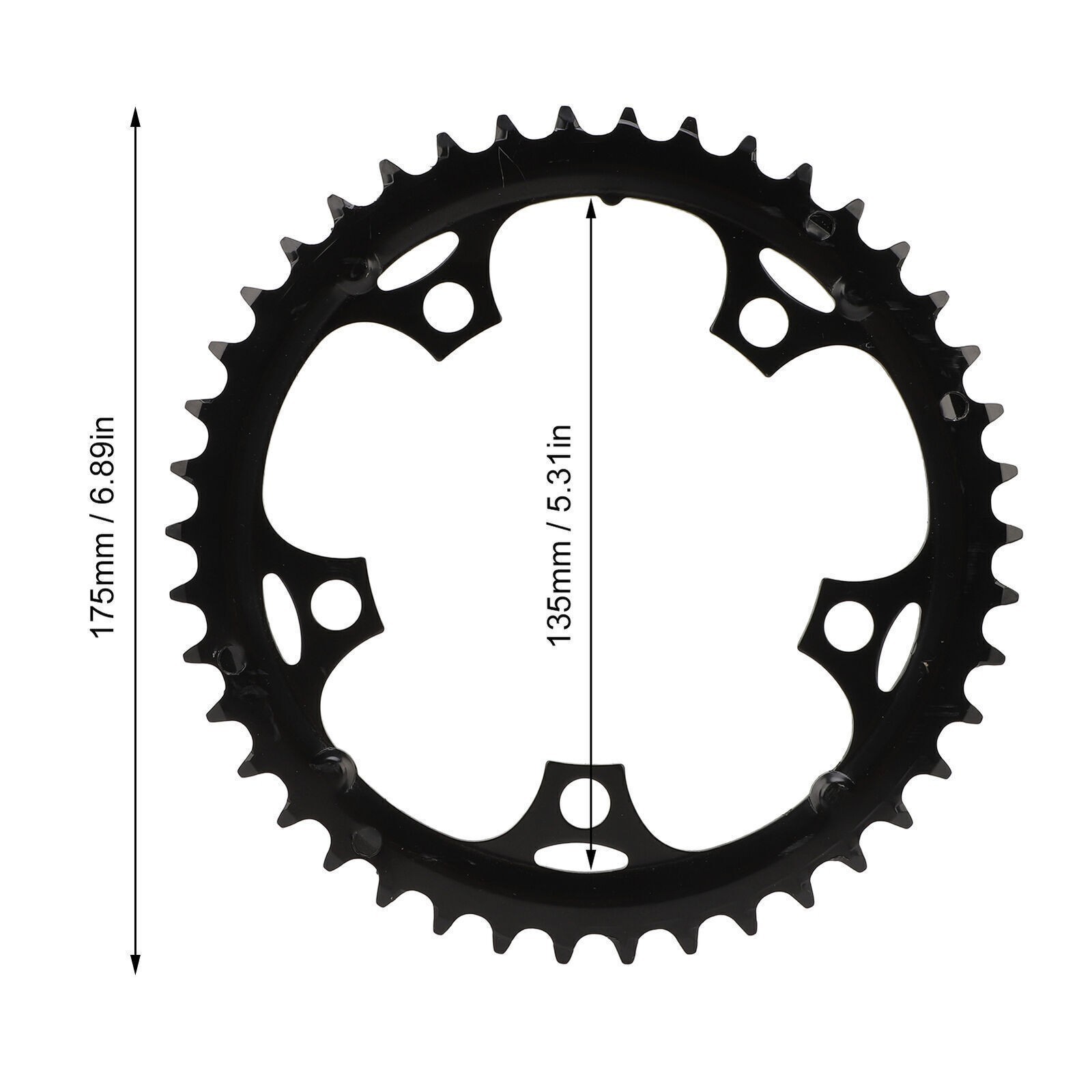 Cycling Chainwheel 42T Steel Thickened Low Noise Cycling Chainring for Tongsheng