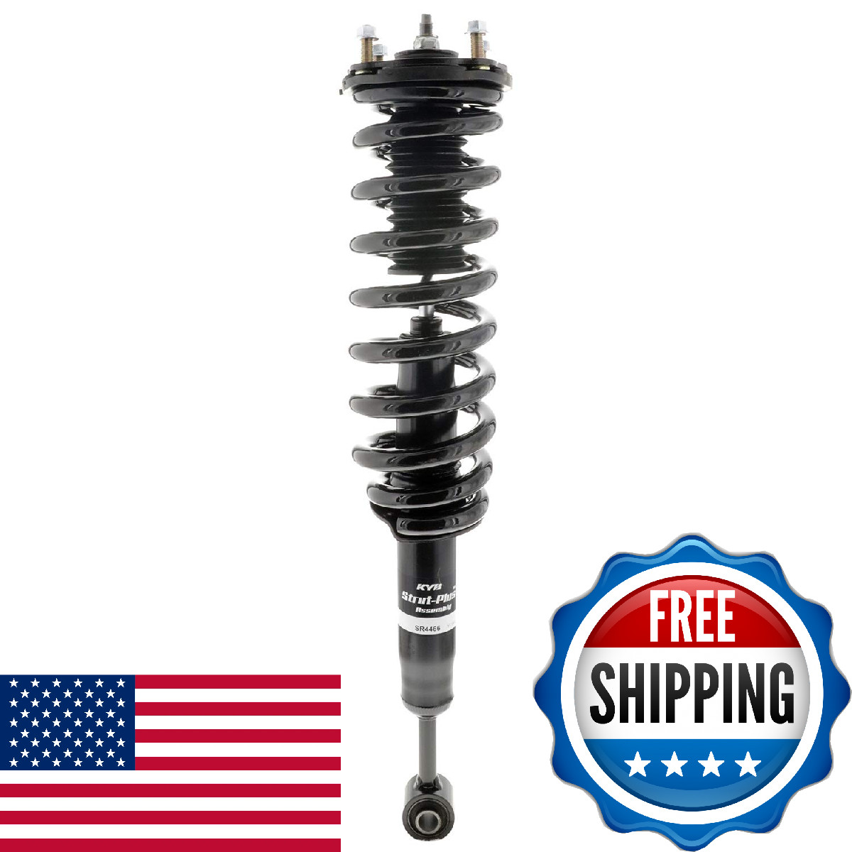 Kyb Sr4466 Strut-Plus Complete Corner Unit Assembly -Strut Mount And Spring