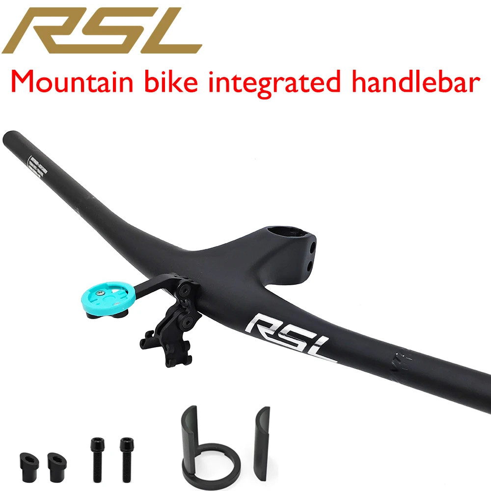 13 ° Integrated Carbon Handlebar 70mm 80mm 90mm x 750mm Mountain Handlebar Stem