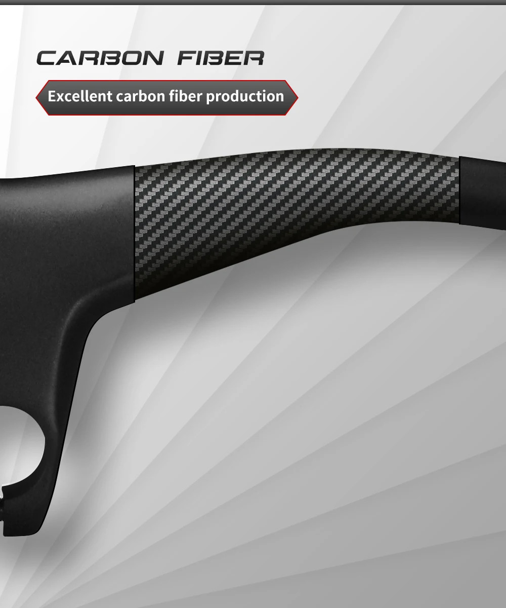 Integrated MTB Carbon Riser Handlebar 7 Degree Downwill Flats Bar 760/780/800mm