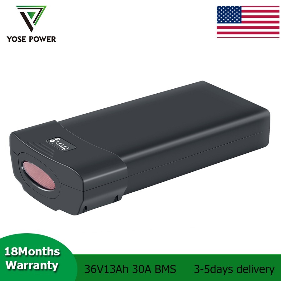 Pedego Electric Bike Battery 36V 13Ah Lithium Ion Rear Ebike Battery Pgoebikes