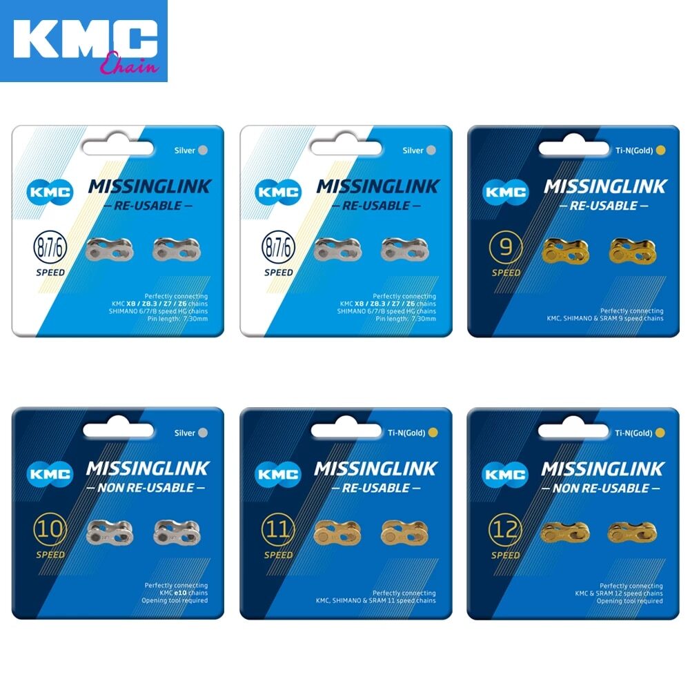 KMC Bicycle Missing Link 6/7/8/9/10/11/12 Speed Quick Magic Clasp For Shimano