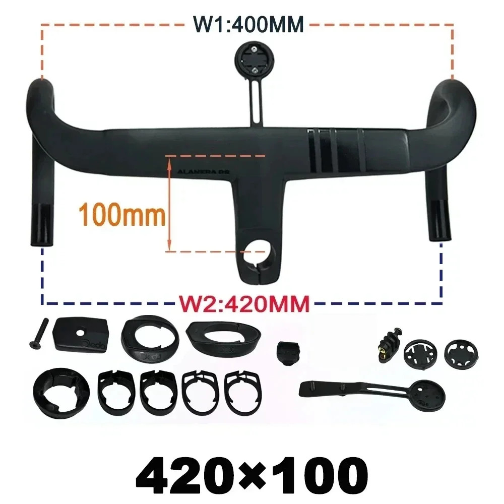 Aero Carbon Road Bike Integrated Cockpit -8 Degree 28.6mm Steerer Drop Bar