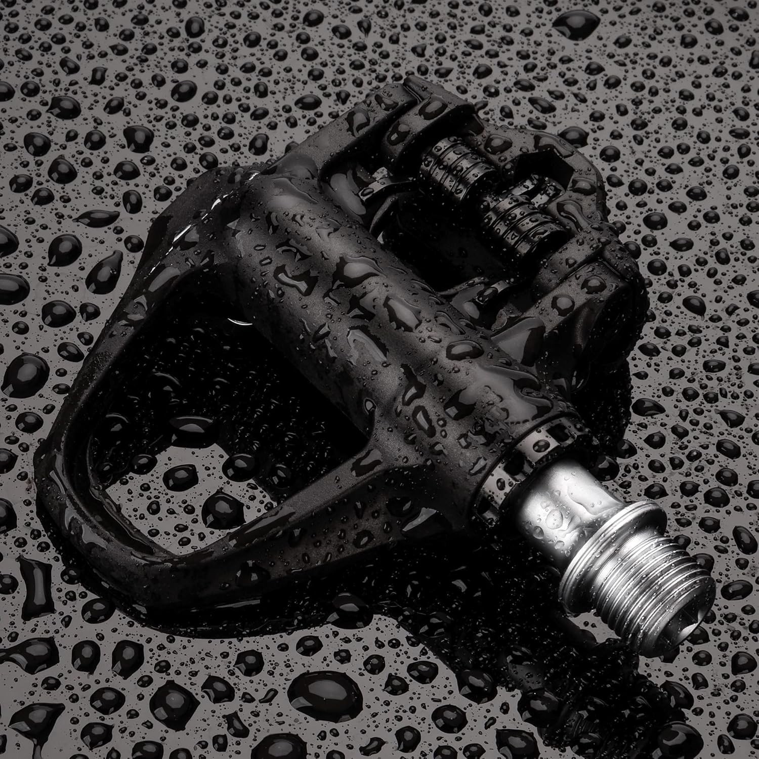 Carbon Fiber Road Bike Clipless Pedals SPD-SL Compatible 9/16 CrMo Sealed