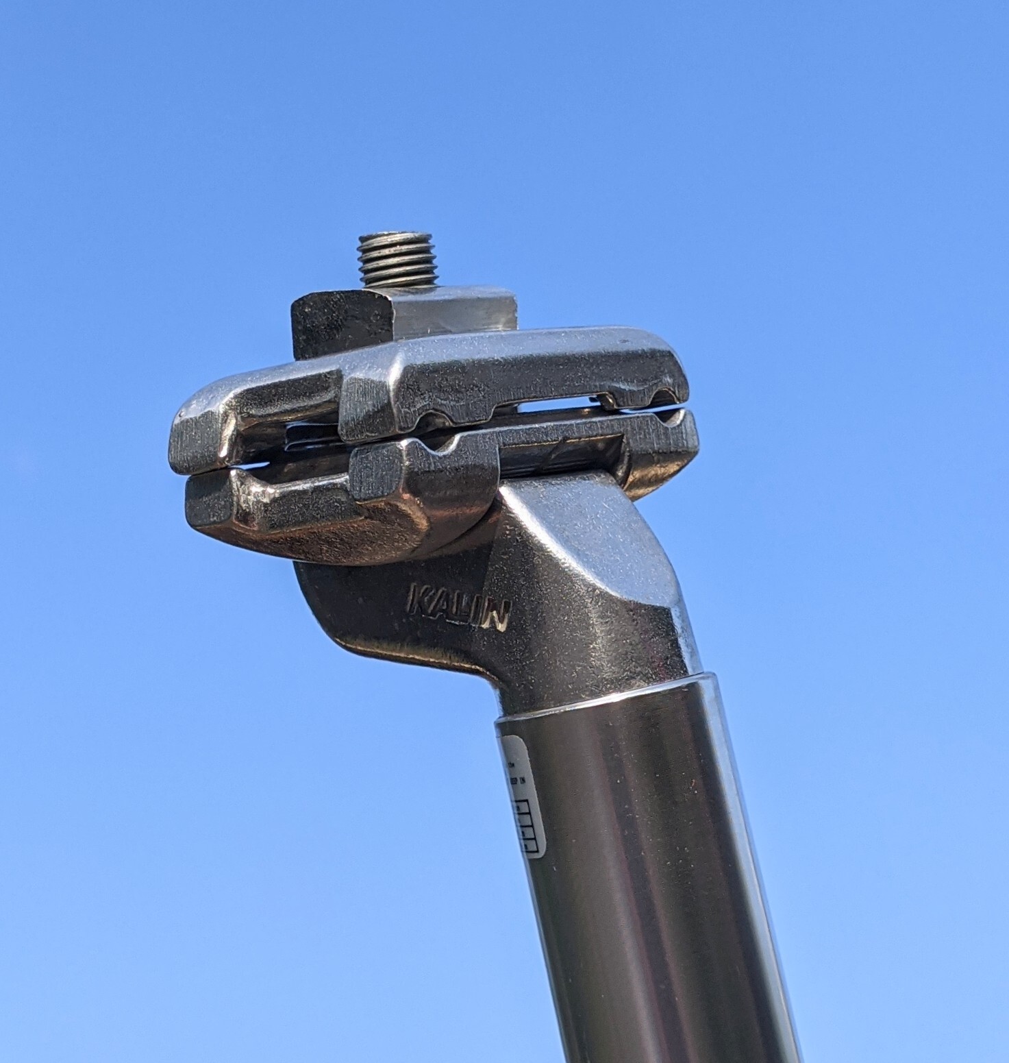ALLOY SILVER ALUMINUM BICYCLE SEATPOST HL BIKE POST 350MM – FREE USA SHIPPING