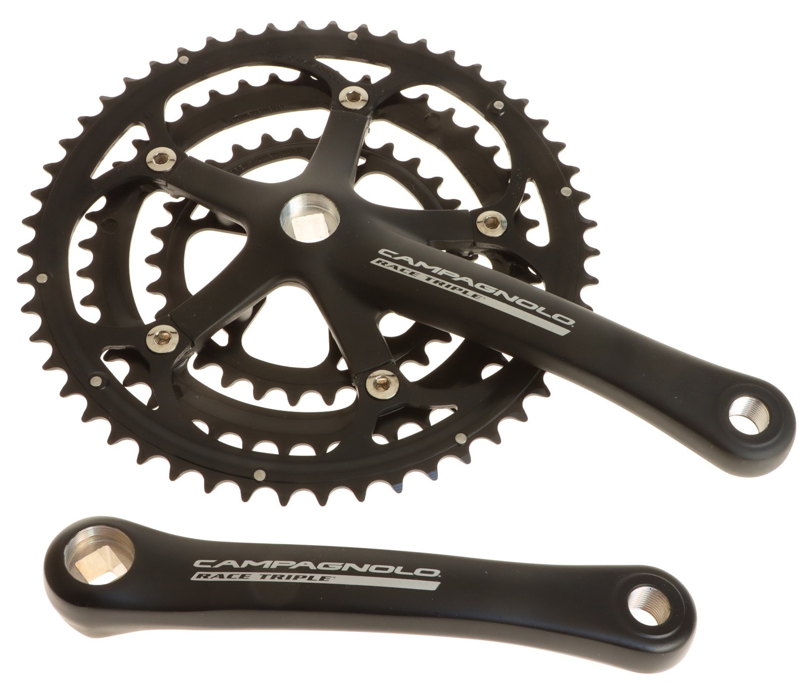 Campagnolo Race Triple Crankset 10 Speed 52/42/30T 170mm Black NOS NEW