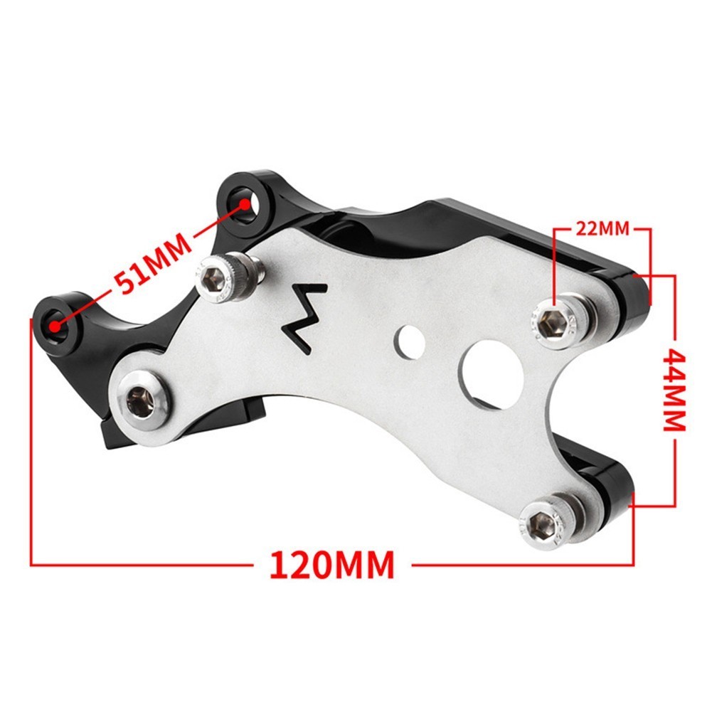 1x Bike Frame Conversion Kit Bicycle 160mm Disc-Brake Adaptor Bracket Holder