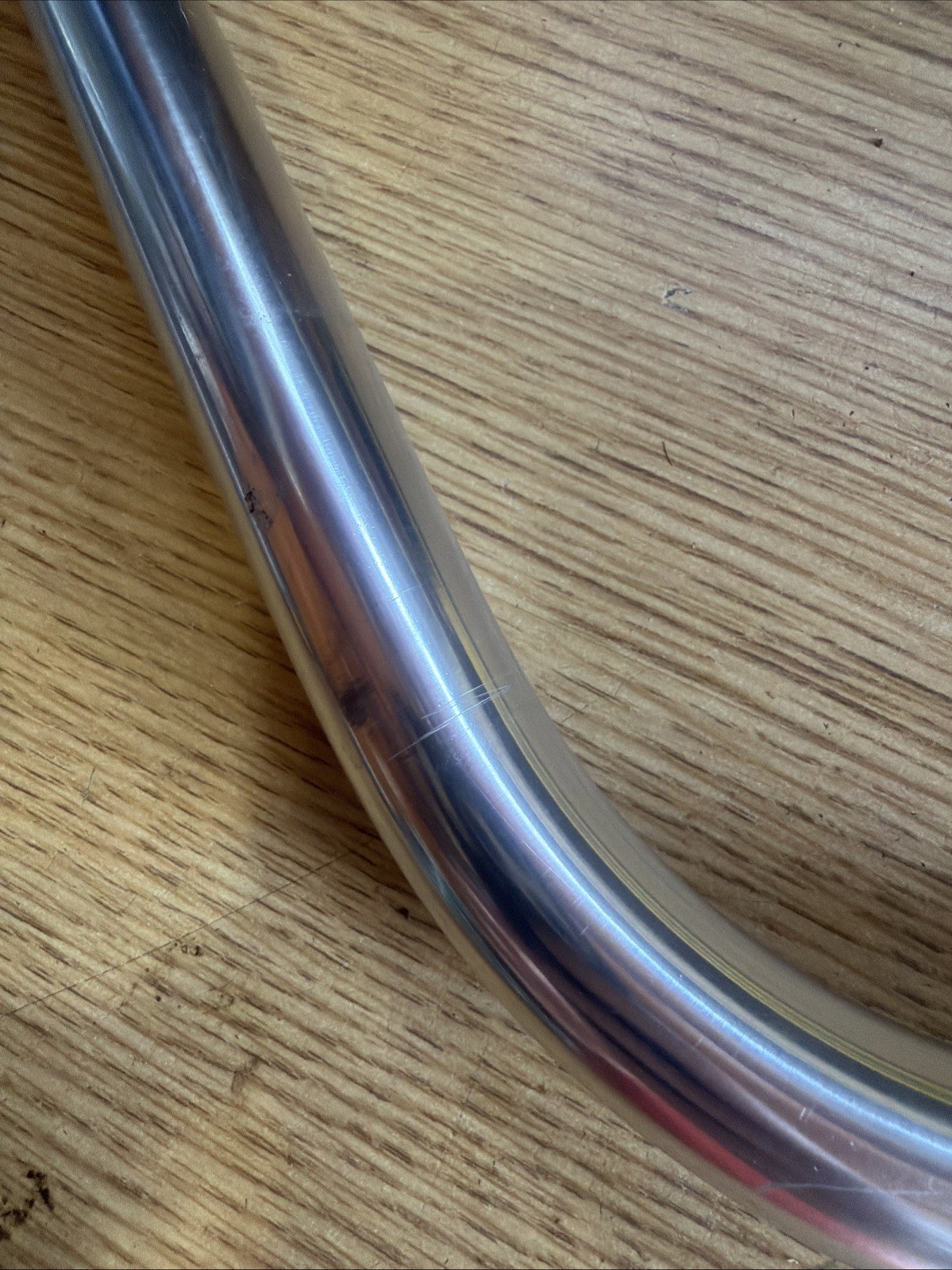 Velo Orange Curvy Alloy Bar, (31.8mm) 650mm, Silver