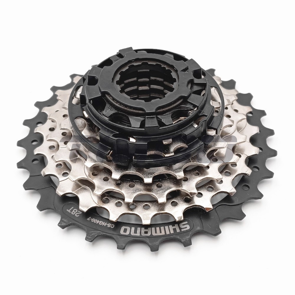 Shimano CS-HG400-7 7 Speed Cassette Sprocket HYPERGLIDE 11-28T New HG41-7