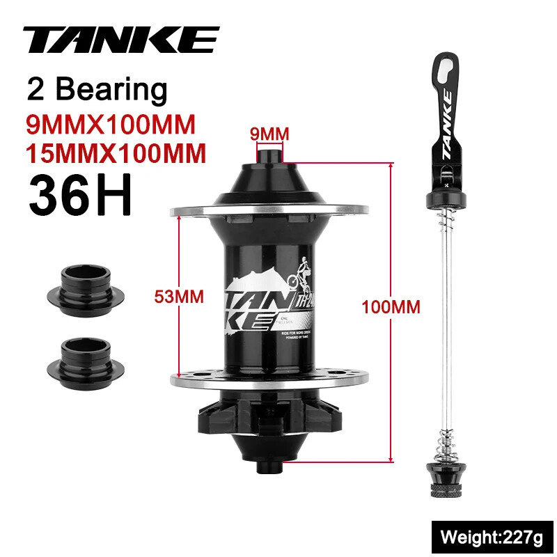 Mountain Bike Quick Release Hub 36H 6 Claw 108 Clicks Sealed Bearing Disc Brake