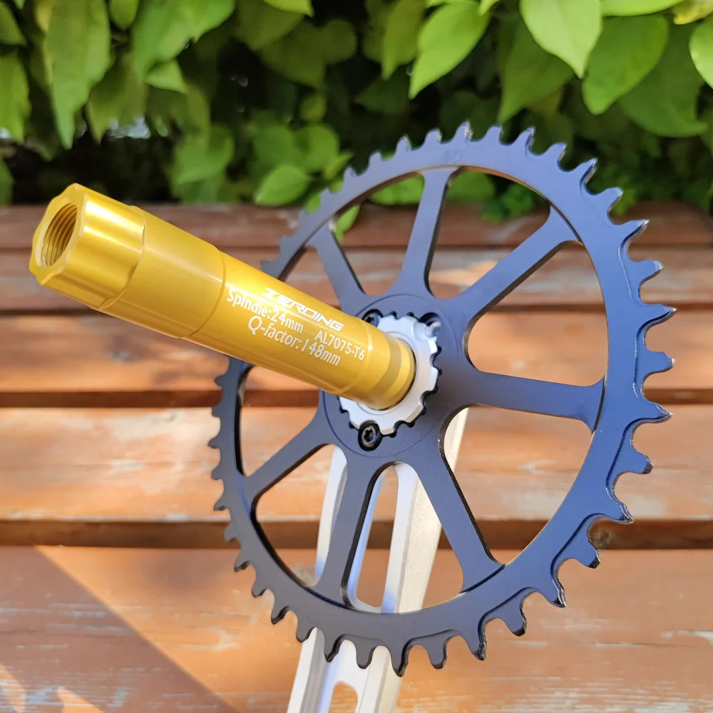Road Bike Crankset 165/170/175mm Hollow Crank Chainring 40/42/44/46/48/50T