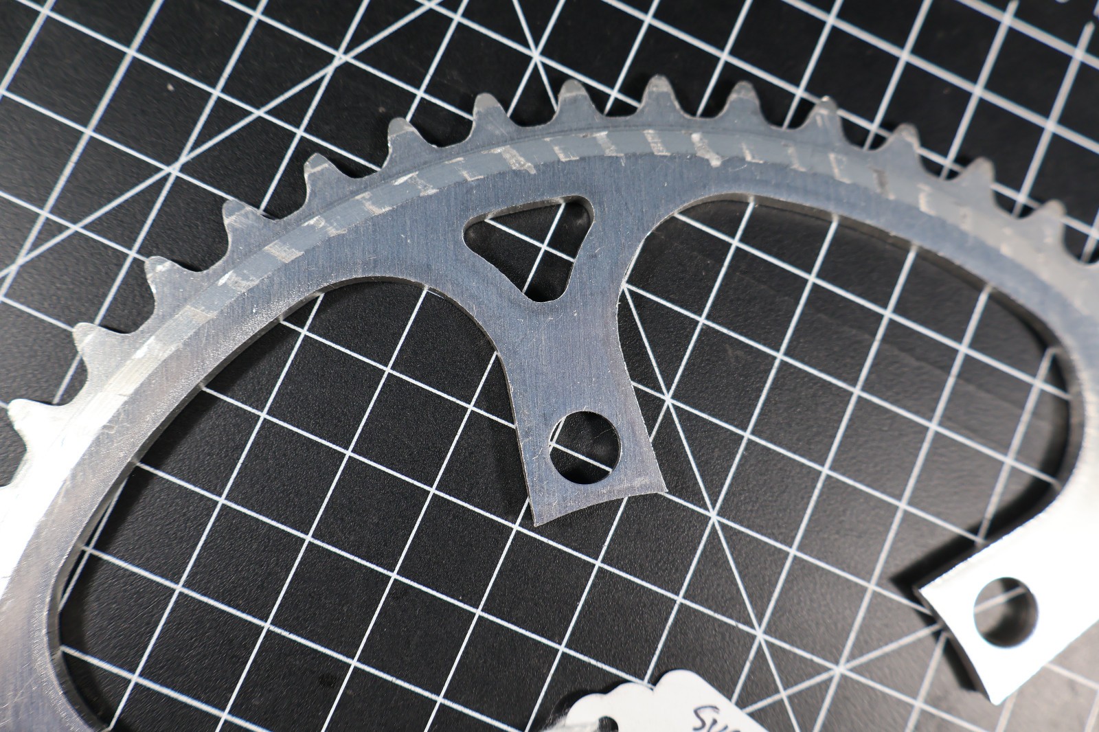 Retro Vintage Sugino 52 Tooth Silver Chainring 110 BCD JAPAN Alloy 5 Arm